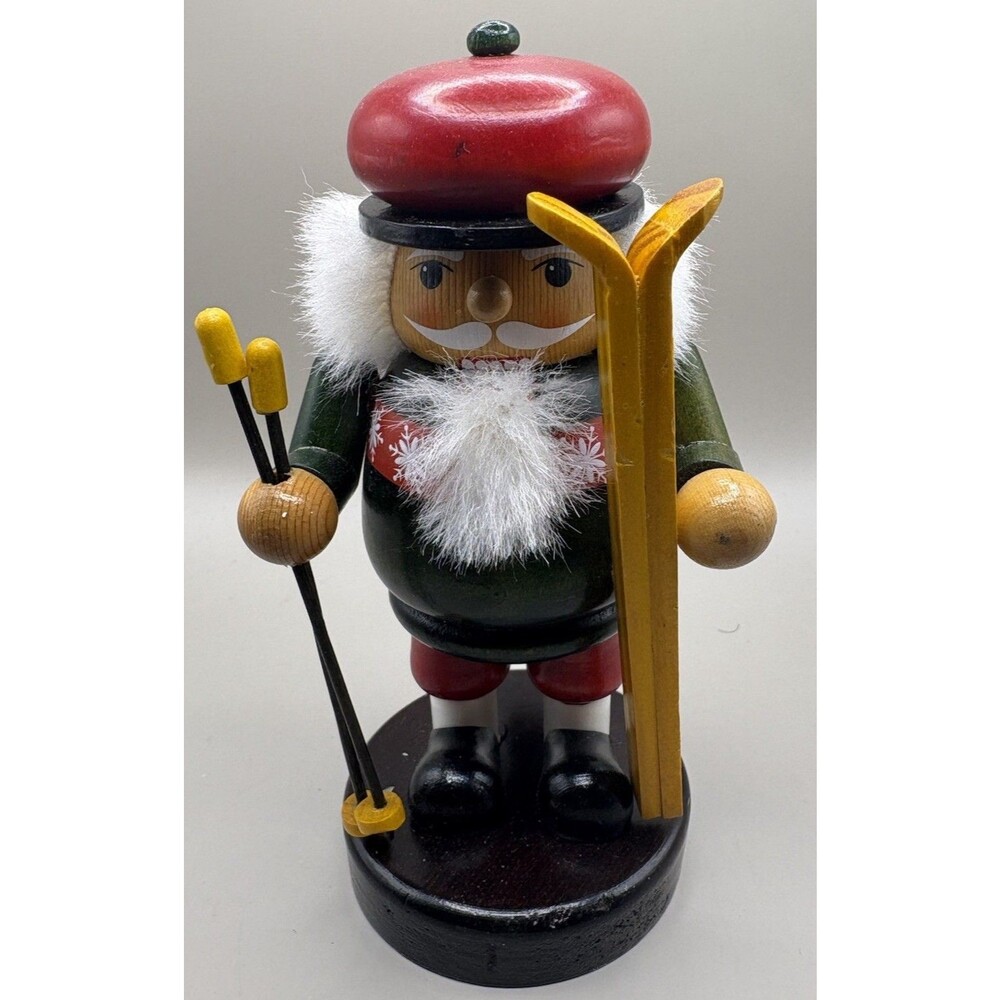 KIRKLAND SIGNATURE  Nutcracker Figures Skier 6"